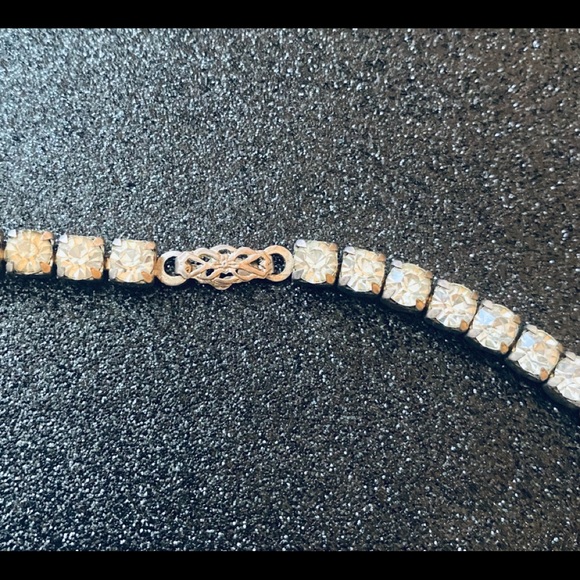 Vintage Sterling ‘Diamond’ Necklace - Picture 6 of 14